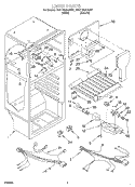 LINER, OPTIONAL Diagram and Parts List for 4VET16GKGN01  Whirlpool Refrigerator