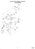 OVEN ELECTRICAL, LITERATURE Diagram and Parts List for SGS395XX1  Roper Range