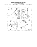 3391670 BURNER ASSEMBLY Diagram and Parts List for LTG6234AW1  Whirlpool Washer Dryer Combo