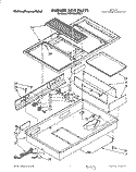 BURNER BOX, LIT/OPTIONAL Diagram and Parts List for KGCM860TBC1  KitchenAid Cooktop