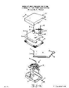 Power Lock Diagram and Parts List for 1355*3A  Roper Range