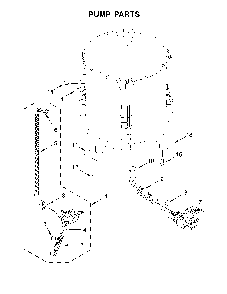 Pump parts Diagram and Parts List for 11029133413  Kenmore Washer