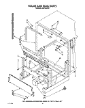 FRAME AND TANK Diagram and Parts List for KUDA22ST2  KitchenAid Dishwasher