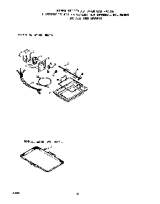 Lit/optional Diagram and Parts List for 1833*0A  Roper Wall Oven