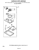 SURFACE UNIT MODULE Diagram and Parts List for RC8300XKH  Whirlpool Cooktop