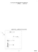 MISCELLANEOUS Diagram and Parts List for 3LSP8255AW0  Whirlpool Washer