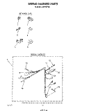 WIRING HARNESS Diagram and Parts List for LA6400XPW6  Whirlpool Washer