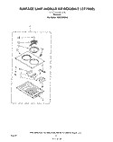 SURFACE UNIT MODULE KIT Diagram and Parts List for RS576PXP0  Whirlpool Range