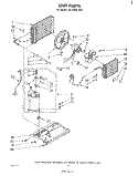 UNIT Diagram and Parts List for ACP602XP0  Whirlpool Air Conditioner