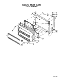 FREEZER DOOR Diagram and Parts List for RT20CKXWW00  Roper Refrigerator