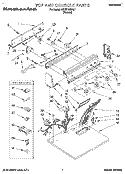 TOP AND CONSOLE, LIT/OPTIONAL Diagram and Parts List for KGYE778BAL1  KitchenAid Dryer