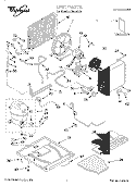 Part Location Diagram of 1184607 Whirlpool EVAPORATOR