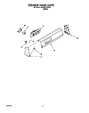 Part Location Diagram of 3360748 Whirlpool RETAINER
