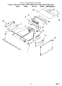 TOP VENTING Diagram and Parts List for KEMS307GBS0  KitchenAid Microwave Oven Combo