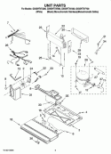 UNIT PARTS Diagram and Parts List for GX5SHTXVA00  Whirlpool Refrigerator