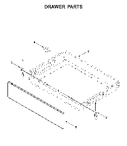 Drawer parts Diagram and Parts List for YWFC315S0JS0  Whirlpool Range