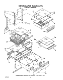 REFRIGERATOR SHELF Diagram and Parts List for ET20RMXTF00  Whirlpool Refrigerator