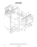 LINER Diagram and Parts List for ET20DKXVN05  Whirlpool Refrigerator