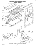 BREAKER AND PARTITION Diagram and Parts List for ET19TKXLWR1  Whirlpool Refrigerator