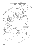 ICE MAKER, OPTIONAL Diagram and Parts List for KSRW25FHBL00  KitchenAid Refrigerator