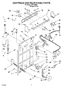 Part Location Diagram of 3954932 Whirlpool HARNS-WIRE