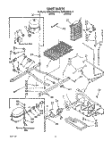 UNIT Diagram and Parts List for KSRS25QXAL10  KitchenAid Refrigerator