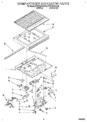 COMPARTMENT SEPARATOR Diagram and Parts List for KTRC18KAWH10  KitchenAid Refrigerator