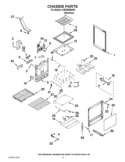 Part Location Diagram of W11676564 Whirlpool Convection Fan Motor Baffel