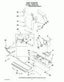 UNIT PARTS Diagram and Parts List for GI6FDRXXY05  Whirlpool Refrigerator