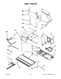 UNIT PARTS Diagram and Parts List for GI0FSAXVB08  Whirlpool Refrigerator