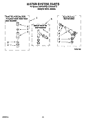 WATER SYSTEM PARTS, OPTIONAL PARTS (NOT INCLUDED) Diagram and Parts List for LSQ9200PT3  Whirlpool Washer