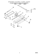 FREEZER CONTROL PANEL Diagram and Parts List for KSSS48QJB00  KitchenAid Refrigerator
