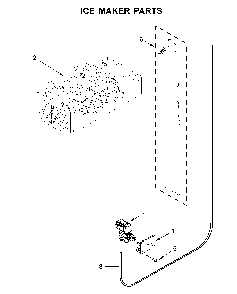 Ice maker parts Diagram and Parts List for 10651783413  Kenmore Refrigerator