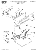 SECTION Diagram and Parts List for REL4634BL3  Roper Dryer