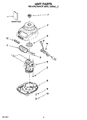 UNIT PARTS Diagram and Parts List for KSB580NK0  KitchenAid Blender