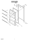 Part Location Diagram of 876329 Whirlpool MOTOR-FAN