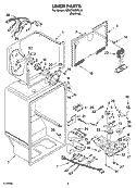 LINER PARTS Diagram and Parts List for ER2CHMXPL00  Whirlpool Refrigerator