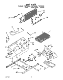UNIT Diagram and Parts List for ET18PKXZW00  Whirlpool Refrigerator