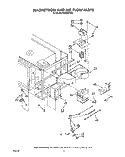 MAGNETRON AND AIR FLOW Diagram and Parts List for RM288PXV5  Whirlpool Microwave Oven Combo