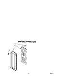 CONTROL PANEL Diagram and Parts List for RM778PXXB0  Whirlpool Microwave Oven Combo