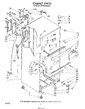 CABINET Diagram and Parts List for ET18NKXRWR4  Whirlpool Refrigerator