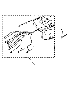 Wiring Harness Diagram and Parts List for KECD501BWH2  KitchenAid Cooktop