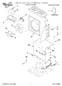 SECTION Diagram and Parts List for AD025SJ0  Whirlpool Dehumidifier