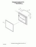 FREEZER DOOR PARTS Diagram and Parts List for KBFS20EVMS2  KitchenAid Refrigerator