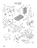 UNIT Diagram and Parts List for 4KSRS22QFA03  KitchenAid Refrigerator