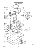 BURNER BOX Diagram and Parts List for SC8536EXN1  Whirlpool Cooktop