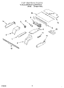 TOP VENTING, OPTIONAL Diagram and Parts List for RBD305PDQ10  Whirlpool Wall Oven