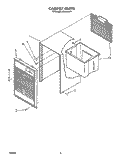 SECTION Diagram and Parts List for AK2500XV1  Whirlpool Dehumidifier