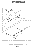WIRING HARNESS Diagram and Parts List for CG2501XMW0  Whirlpool Dryer