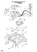 MACHINE BASE Diagram and Parts List for KAWE878BAL1  KitchenAid Washer